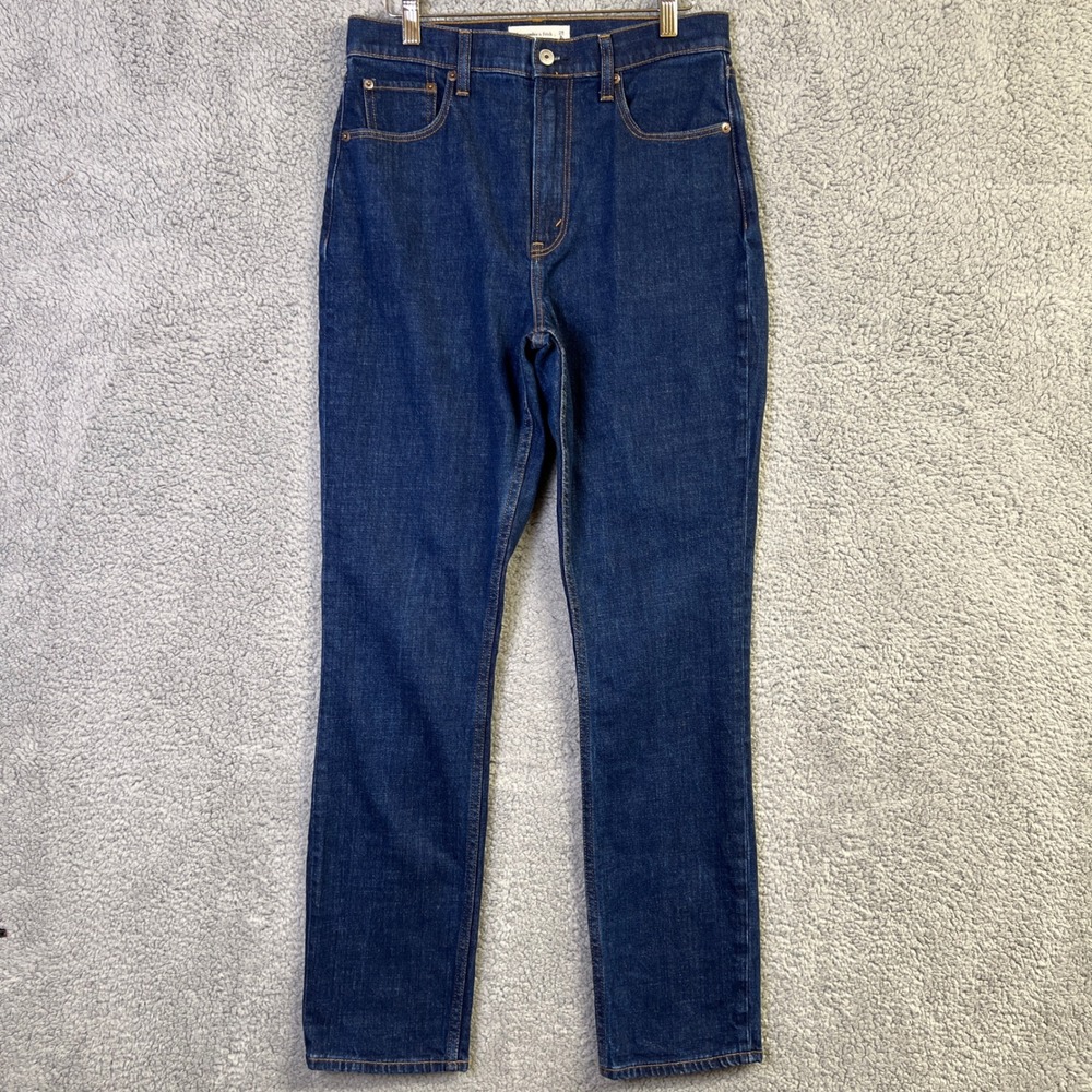 Abercrombie & Fitch Jeans Women 29 8L Blue Denim Slim Straight Ultra High Rise
